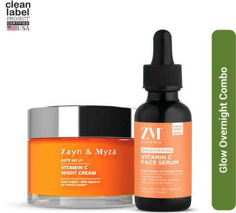 ZM Zayn & Myza Vitamin C Face Serum & Night Cream Combo Price in