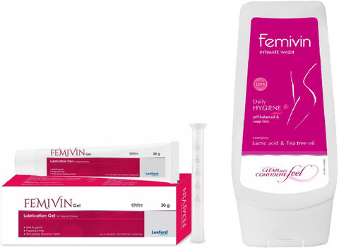 Femivin Lubrication Gel for Vaginal Dryness Intimate Gel & Intimate wash  Price in India - Buy Femivin Lubrication Gel for Vaginal Dryness Intimate  Gel & Intimate wash online at Flipkart.com