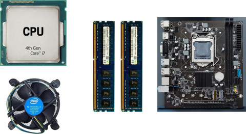 GLOBAL TOUCH Core I7 4770/4790/4790S 16GB RAM H81 Motherboard CPU