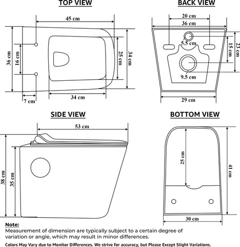 Impulse by Plantex Commode for Toilet/Ceramic Western Toilet