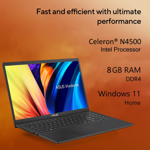 ASUS Vivobook Go 15 Intel Celeron Dual Core N4500 - (8 GB/512 GB