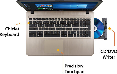 ASUS (2024) AMD APU Dual Core E1 E1-6010 - (4 GB/500 GB HDD