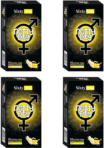 NottyBoy Extra Thin Banana Flavoured Condom Price in India - Buy