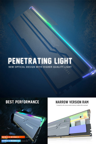 AsiaHorse PROX DDR3 8 GB PC (AHPC Gaming ARGB RAM HEATSINK For