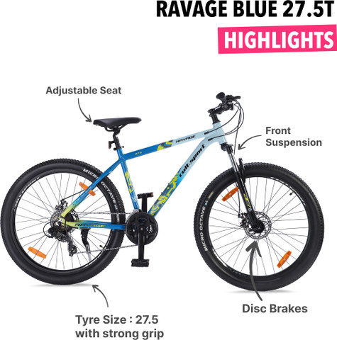 Cultsport by Cult RAVAGE Alloy Frame With Shimano Geared,Cycling