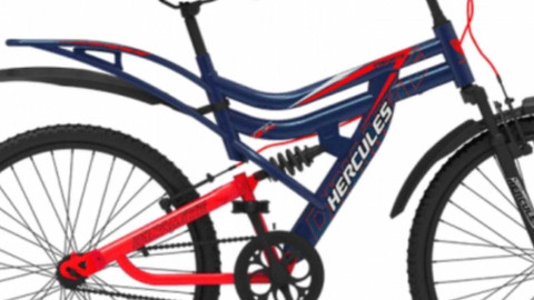 HERCULES DYNAMITE ZX BLUE WITH RED 26 T (inch) Mountain Cycle