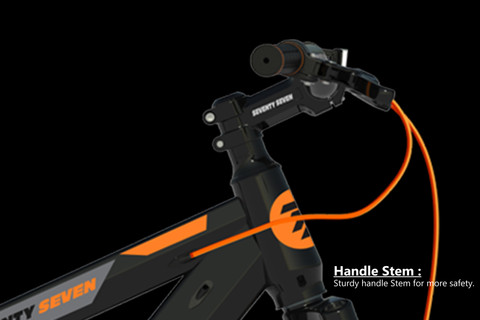 SEVENTY SEVEN BAD_BOY Front Suspension Dual Disc Brake (Frame Size