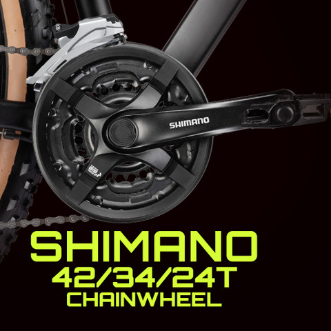 CRADIAC WOLF 27 SPEED | 6061 ALLOY FRAME | ZOOM LOCKOUT | FULLY
