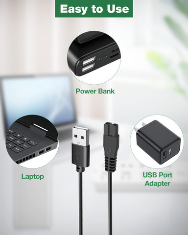 ZXN Power Cord 1 m Fast 5V 10W USB Charging Cable Compatible for