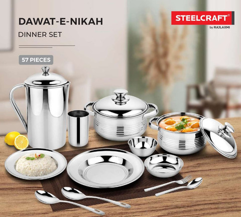 【Community】 Evening Star ディナーセット 34本 Steel Craft Pack of 57 Stainless Steel Premium Stainless Steel