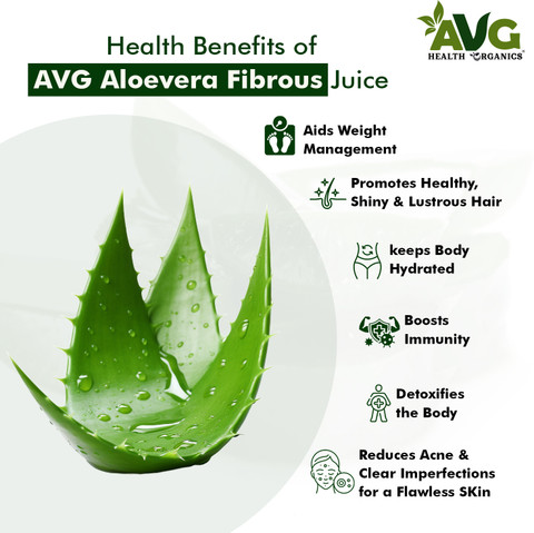 AVG Health Organics Natural Aloevera Juice with Fiber, Cold Pressed & No  Added Sugar Price in India - Buy AVG Health Organics Natural Aloevera Juice  with Fiber, Cold Pressed & No Added