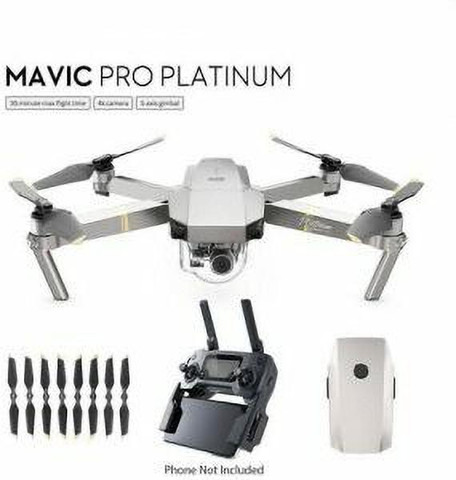 ホビーラジコン DJI MAVIC PRO PLATINUM SKSALES DJI Mavic Pro Platinum Fly More Combo Drone Price in India