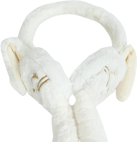 LOVE PALACE FUZZY EARS BEANIE SOFT WHITE Palace Drops Snow-Ready