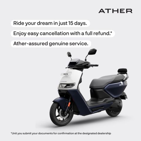 Ather Rizta Z 3.7 kWh Battery with Pro Pack 2025 Booking for Ex ...