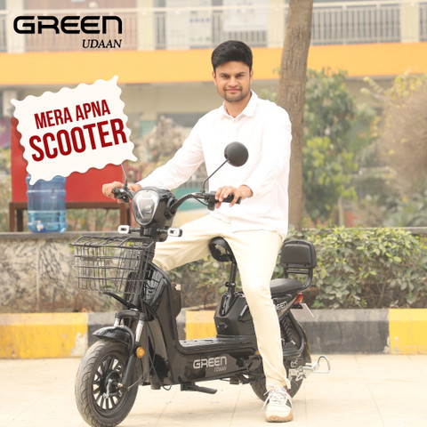 Sportal Green Udaan Electric Scooter for Adult's with 60Km Range Sportal Green Udaan Electric Scooter for Adult's with 60Km Range