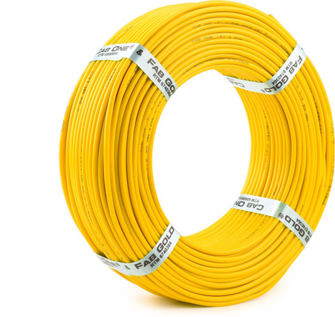 FAB GOLD FAB 4.0 sqmm |180 MTR |Multi Strand| Electrical Wire