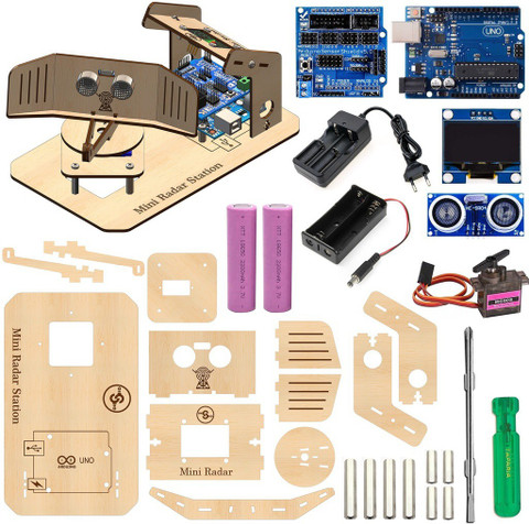 SunRobotics Arduino-Based Mini Radar Station DIY STEM Educational ...