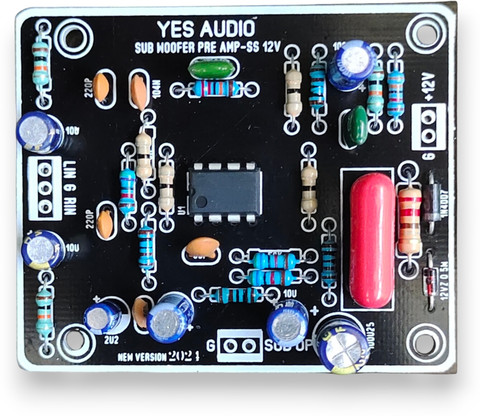 High Tech SUBWOOFER-PREAMP Board, Low Pass Filter Punch Bass DC12V