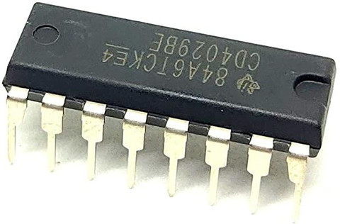 INVENTO 2Pcs CD4029BE 4029 IC Logic IC Binary/BCD Up/Down Counter, 11 ...