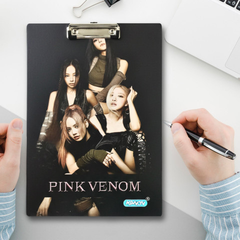 Flipkart.com | BOOKFORD Black Pink Paper Clipboard | Writing Pad