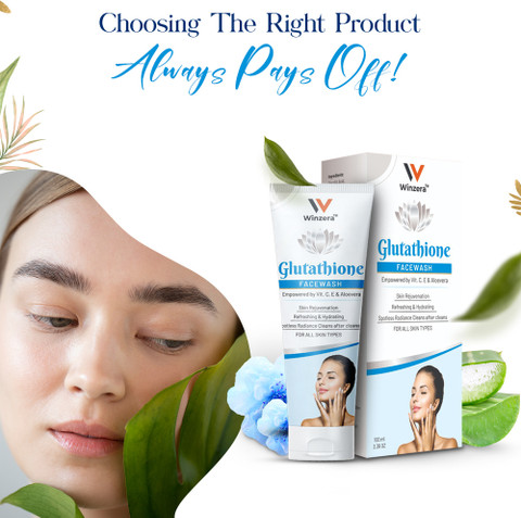 winzera glutathione face wash Winzera Glutathione | for skin brightning | remove dark spots Face Wash -  Price in India, Buy Winzera Glutathione | for skin brightning