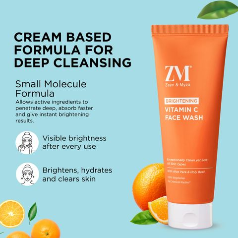 ZM Zayn & Myza Bright Me Up Vitamin C All Skin Type|Pack of 2 Face