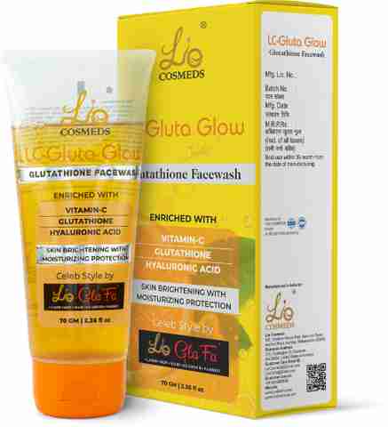 glutathione face wash online india lio cosmeds LC Gluta Glow copperp eptide Telomere Length Supplement Gel and healthier Optimal Electrolyte (Flavor):Unflavored