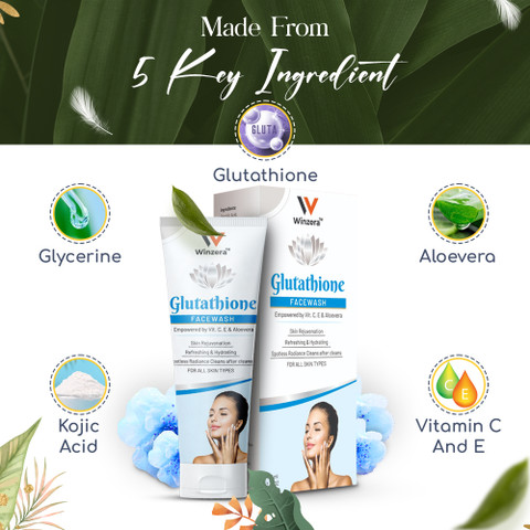 Winzera Glutathione | for skin brightning | remove dark spots Face Wash - Price in India, Buy Winzera Glutathione | for skin brightning | remove dark spots Face Wash Online In India, Winzera Glutathione | for skin brightning | remove dark spots Face Wash - Price in India, Buy Winzera Glutathione | for skin brightning | remove dark spots Face Wash Online In India,