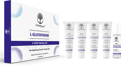 WILD ORGANIC L- Glutathione Facial Kit - Price in India, Buy WILD ORGANIC  L- Glutathione Facial Kit Online In India, Reviews, Ratings & Features