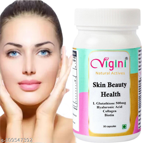 glutathione skin whitening price Vigini L Glutathione 500mg Body Whitening Face Skin Brightening Glowing  Vitamin C E Caps Price in India