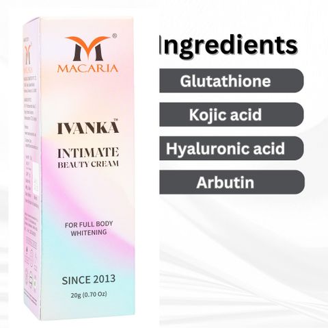 MACARIA Ivanka underarm whitening cream by korean technology Price in India 