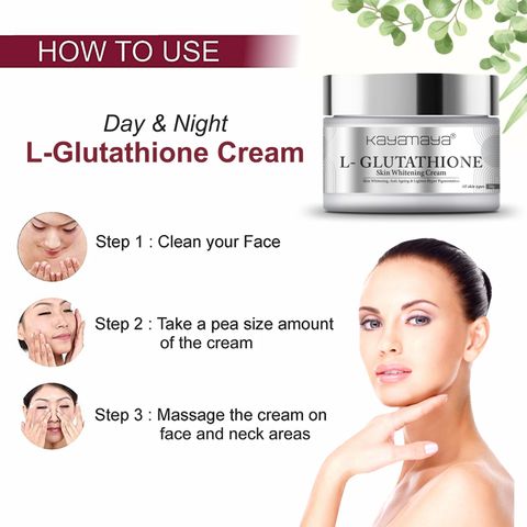 Kayamaya L- Glutathione Face Cream for Skin Whitening, Brightening & Anti Ageing Price in India
