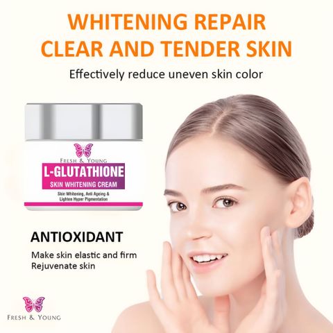 glutathion whitininh product in india Fresh & Young L-Glutathione Cream For Whitening And Glowing Skin (Korean Glass Skin) Price gmo-free
