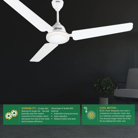 Usha CF 1200MM Technoair Bldc M White REG 5ST