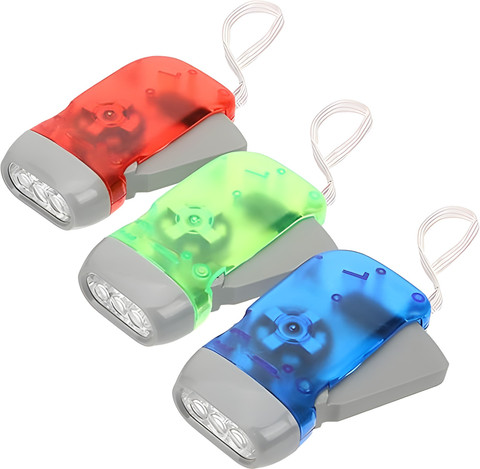 プレイボーイ　FRIDAYフライデー　FLASHフラッシュ　BOMBボム　ほか eDUST Hand Press Torch – Garden Tools -3 Led Dynamo Flashlight