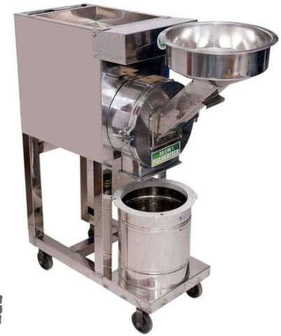 shree samarth 2HP SS PULVERIZER ATTACHAKKI machine 2in1 masala