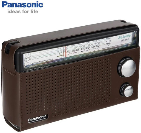 Panasonic RF-562DD2 Portable FM/MW/SW 3-Band Radio FM Radio