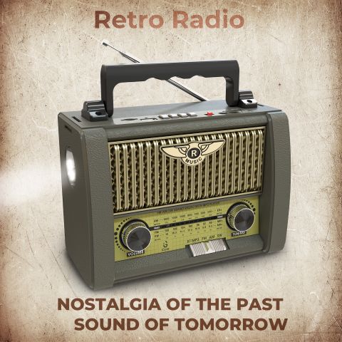 iGear Retro Classic Vintage Radio with Bluetooth Connectivity, USB and ...