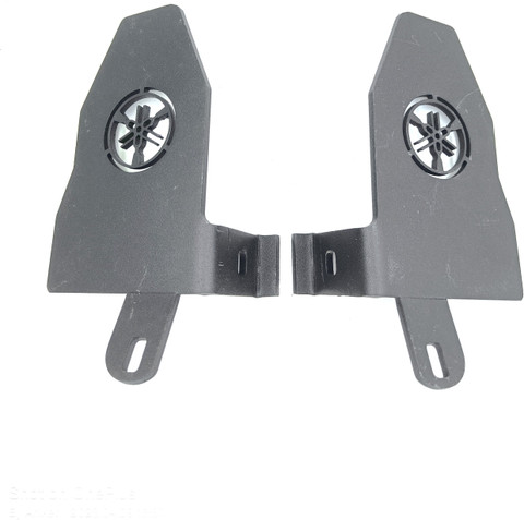 Hybrid Motors Black Pillion Left & Right Foot Rest for FZ X, 2 PCS