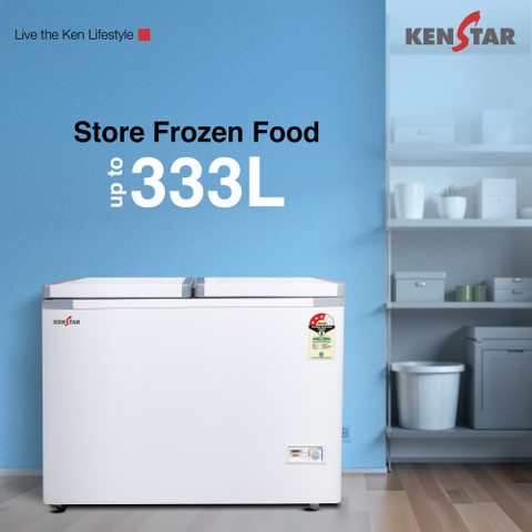 Kenstar 333 L Double Door Standard Deep Freezer Price in India