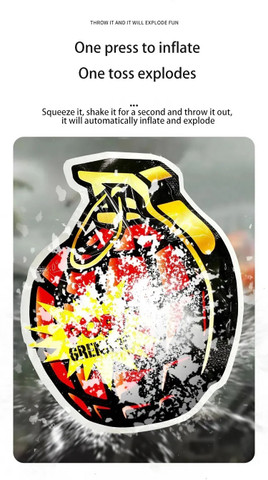 Wiska Prank Fart Bomb Bag Grenade Bag Practical Jokes Fool Toys
