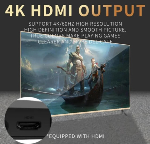 HG WORLD Game Box G5 4K HD Super Console X - 20+ Emulators 5600+