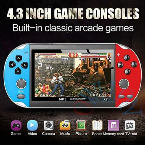 PlayStation® TECHZONE X7 Plus Video Game Console Player 64bits 8g Game Player