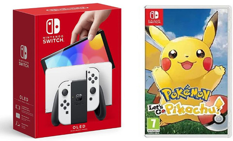 NINTENDO Switch OLED Handheld Portable Gaming Console 64 GB