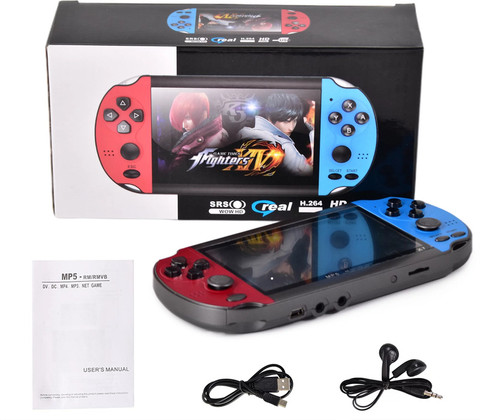 TECHZONE X7 Plus 5.1 PSP 8G psp Console 2000 Games Retro Video