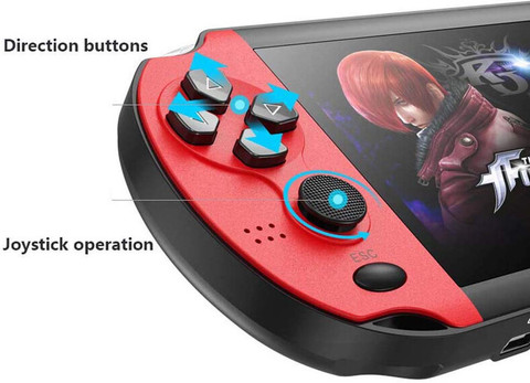 TECHZONE X7,8GB PSP Handheld Game 4.3 inch Screen, Free Games