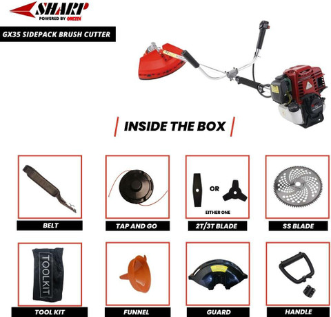 OREZEN SHARP GX35 4 Stroke, SidePack Portable Crop Harvestor