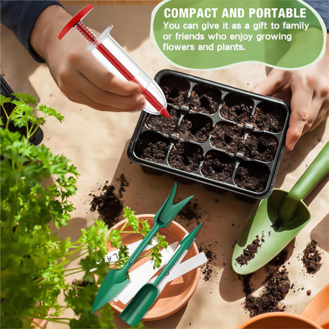 Enhance Garden Efficiency with the 5-Speed Adjustable Seed Sowing and Transplanting Tool