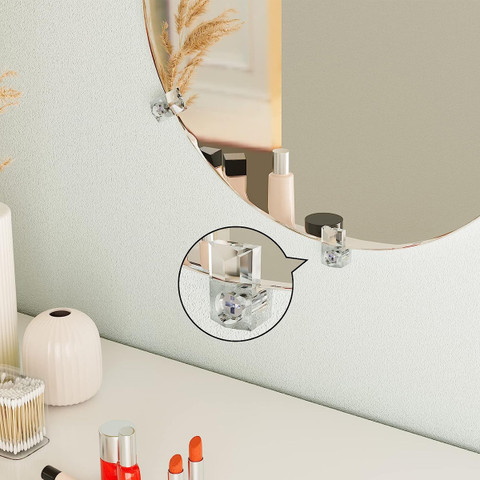 Zibuyu Mirror Mounting Clip Mirror Clip for Fixing Mirror on Flat
