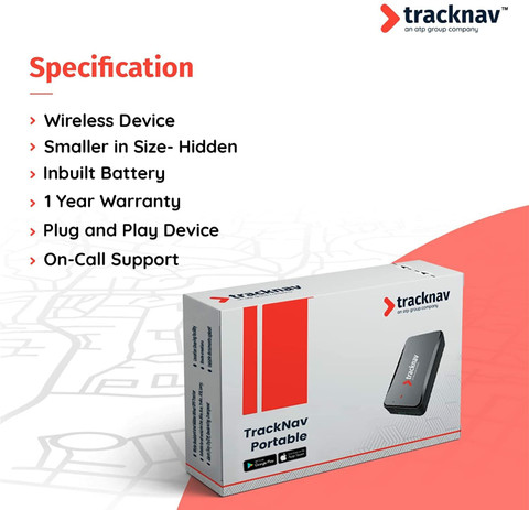 TrackNav Portable GPS Tracker, Wireless Tracking Device Live Tracking ...